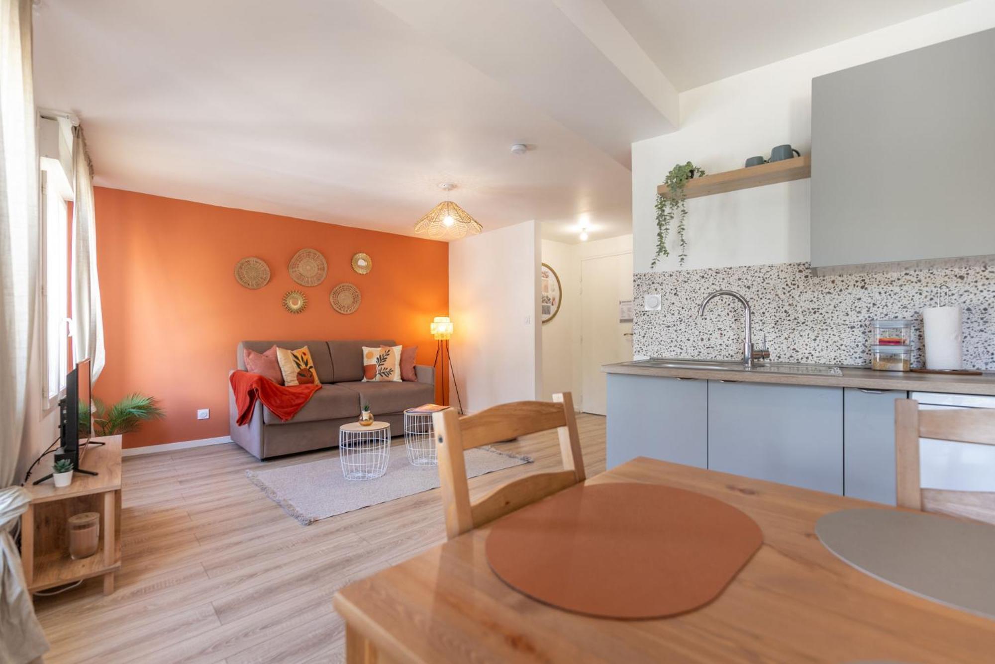 Le Corallo - T2 Cosy Et Moderne En Hyper-Centre 贝尔热拉克 外观 照片